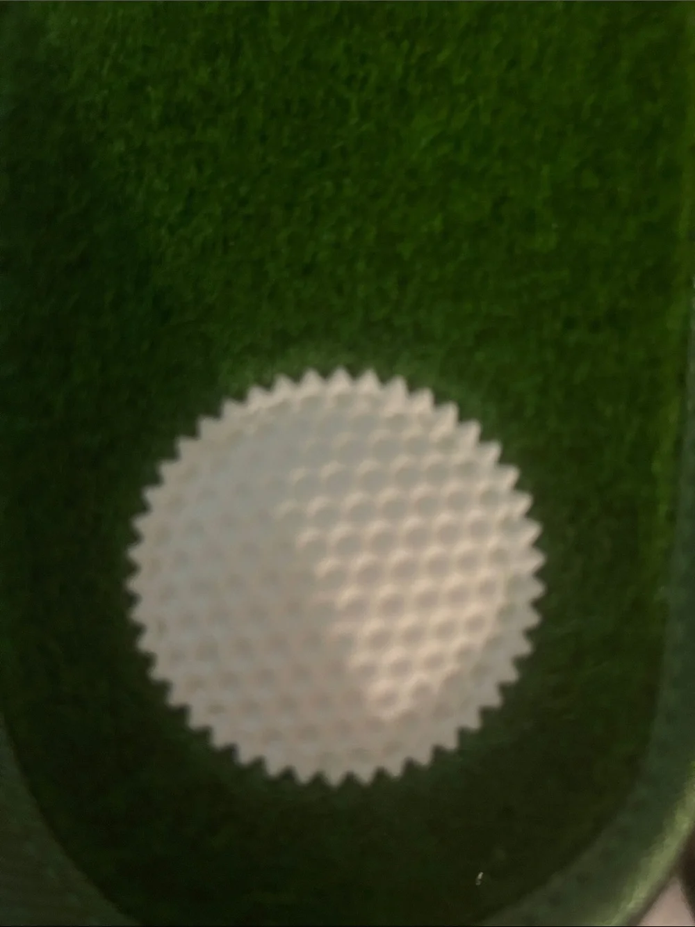 Golf-Themed Slide Sandals with Red Flag Accent